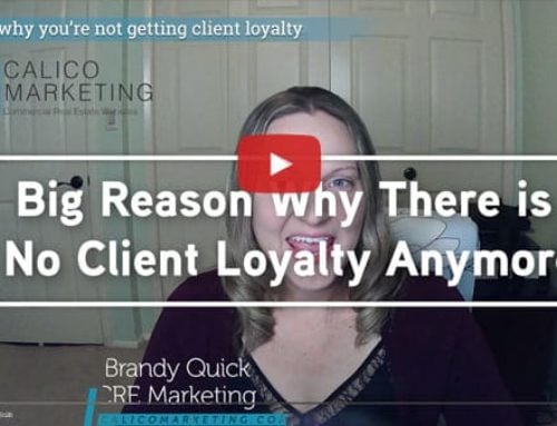 Big reason why there is no client loyalty anymore